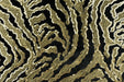 Heavy Weight Luxury Green Gold Sequin Embroidered Zebra Cut Velvet Upholstery Fabric|Designer Abstract Striped Fabric for Sofa and Chair