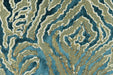Heavy Weight Luxury Green Gold Sequin Embroidered Zebra Cut Velvet Upholstery Fabric|Designer Abstract Striped Fabric for Sofa and Chair