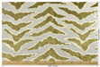 Heavy Weight Luxury Olive Gold Abstract Zebra Print Cut Velvet Upholstery Fabric|Gold Brown Animal Skin Geometric Fabric For Sofa Chair