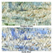 Designer Heavy Weight Abstract Painterly Cut Velvet Upholstery Fabric For Chair|Watercolor Green Blue Cream Velvet for Sofa Furniture