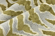 Heavy Weight Luxury Olive Gold Abstract Zebra Print Cut Velvet Upholstery Fabric|Gold Brown Animal Skin Geometric Fabric For Sofa Chair
