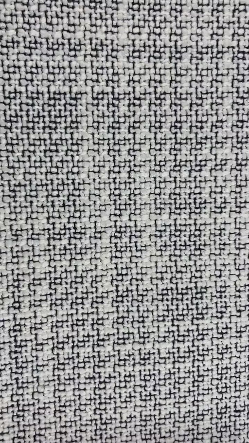 Heavy Weight Textured Wool Boucle Upholstery Fabric By The Yard In Black and White For Chair/Couch/Armchair/Furniture