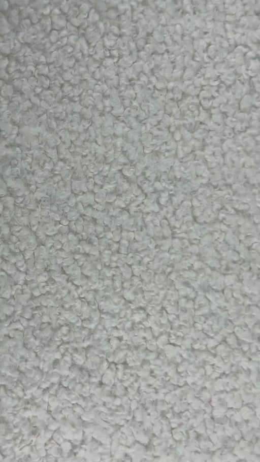 Cream Sherpa Fabric Suede Backing Natural Sheepskin Faux Fur Heavy Weight Chunky Textured Upholstery Fabric By The Yard