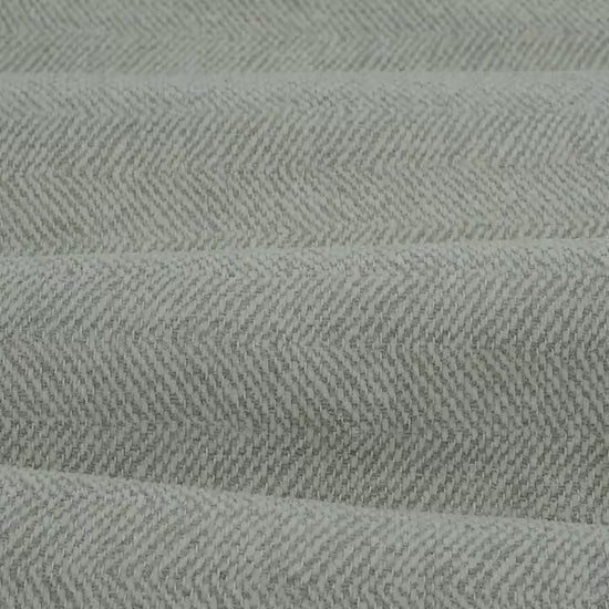 Designer Heavy Duty Polyester Linen White Gray Herringbone Goemetric Upholstery Fabric By The Yard