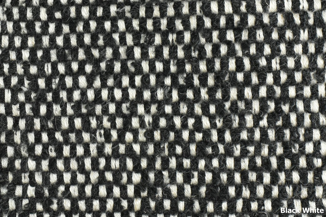 Black and White Boucle Textured Wool Linen Cotton Upholstery Fabric|Heavy Green Boucle Upholstery Fabric|Extremely Soft and Cozy-55"W/708GSM