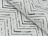 Black and White Herringbone Chevron Upholstery Fabric|Chenille Upholstery Fabric|Upholstery & Heavy Furniture Fabric By The Yard