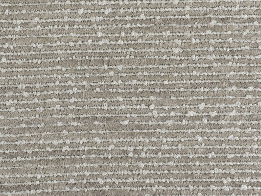 Chenille Textured Strip Boucle Linen Upholstery Fabric By The Yard Atmosohere