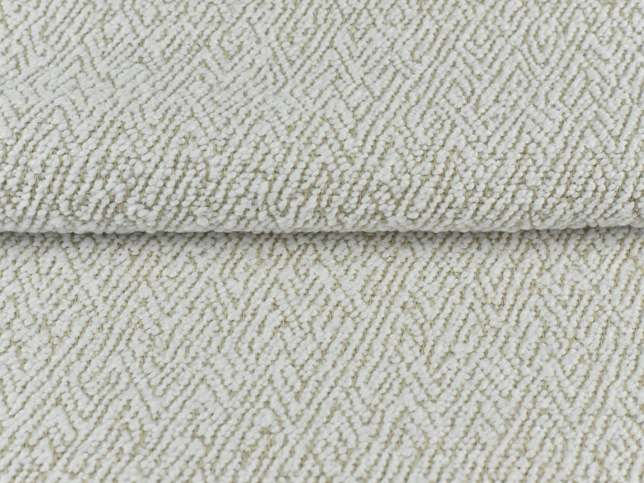 Cream Herringbone Heavy Weight Upholstery Fabric|Geometric Fabric Decorative Fabric|Patterned Upholstery Material|Ottoman Chair Fabric