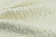 Cream Sherpa Fabric Suede Backing Natural Sheepskin Faux Fur Heavy Weight Chunky Textured Upholstery Fabric By The Yard