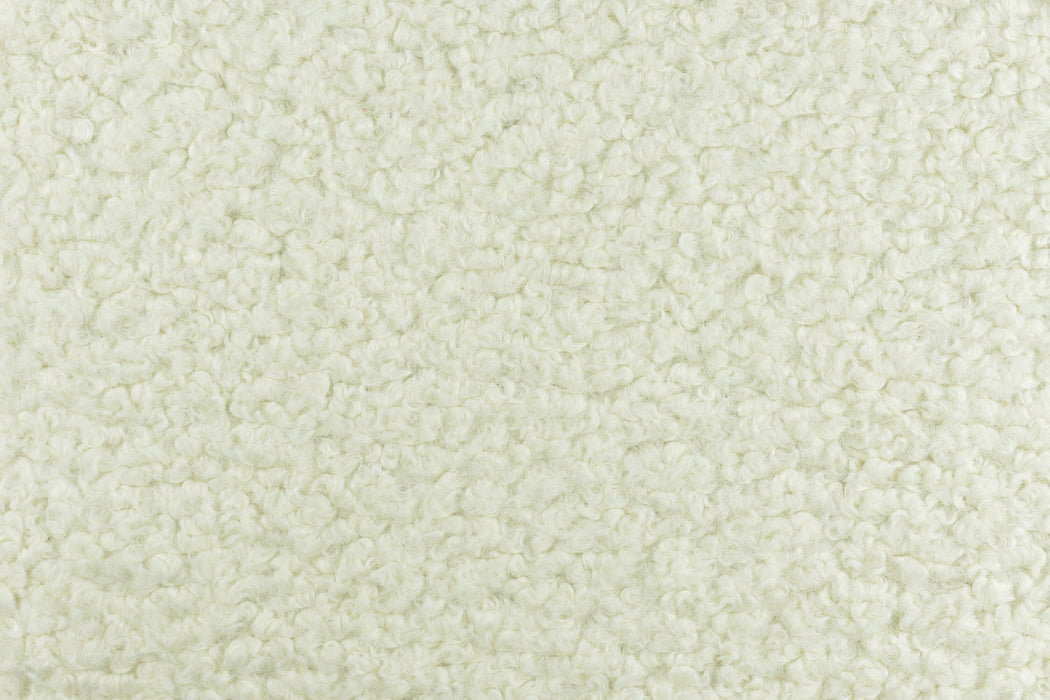 Cream Sherpa Fabric Suede Backing Natural Sheepskin Faux Fur Heavy Weight Chunky Textured Upholstery Fabric By The Yard