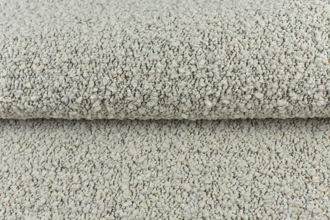 Designer Chunky and Heavy Duty Cream Grey Boucle Upholstery Fabric By The Yard For Chairs,Couch,Headboard,Bedframe-55"W/780GSM