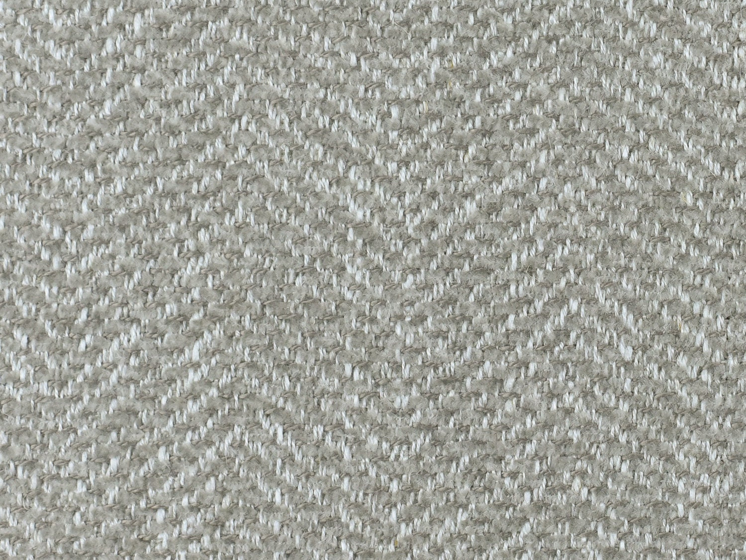 Designer Heavy Duty Polyester Linen White Gray Herringbone Goemetric Upholstery Fabric By The Yard Gray Morn