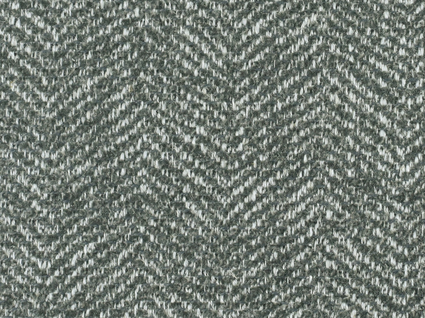 Designer Heavy Duty Polyester Linen White Gray Herringbone Goemetric Upholstery Fabric By The Yard Oil Blue