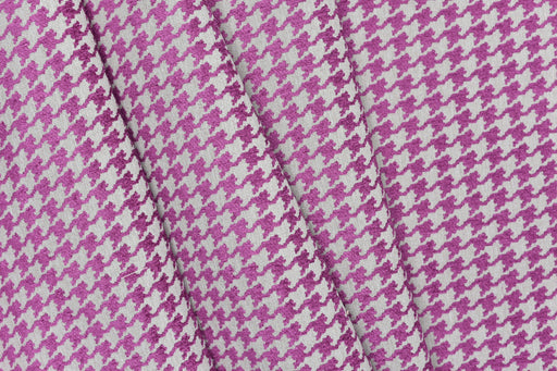 Designer Heavy Weight Large Houndstooth Woven Upholstery Furniture Fabric By the Yard