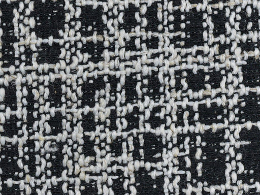 Durable Woven Modern Tweed Upholstery Fabric For Chairs In Black White Grey Upholstery 57"W/630GSM-Crowd Caviar