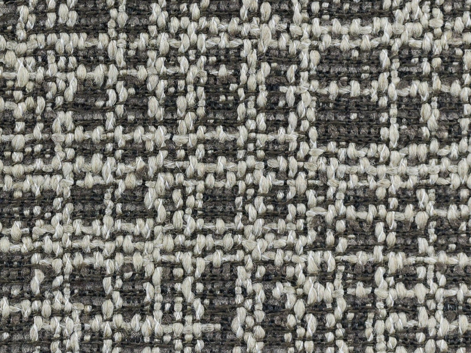 Durable Woven Modern Tweed Upholstery Fabric For Chairs In Black White Grey Upholstery 57"W/630GSM-Crowd Fossil
