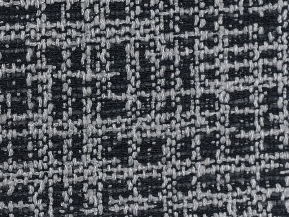 Durable Woven Modern Tweed Upholstery Fabric For Chairs In Black White Grey Upholstery 57"W/630GSM-Crowd Silver Birch