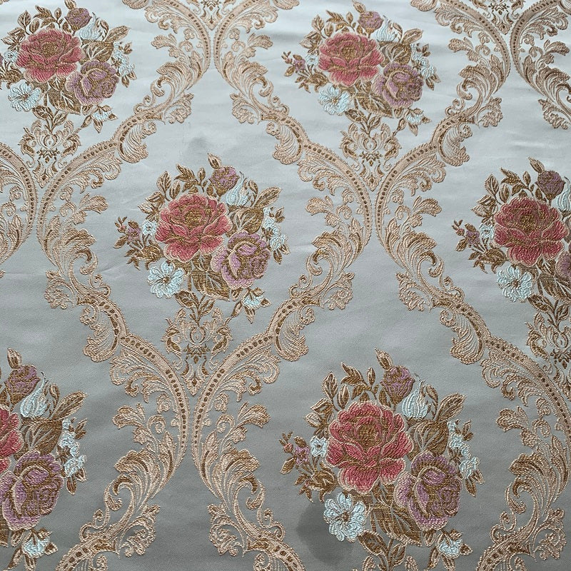European style thickened high precision 2.9m width jacquard dyed satin curtain sand hair cushion pillow dining chair cloth