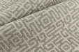 Heavy Duty Furniture Upholstery Dining Chair Cushions Abstract Boucle Geometric Pattern Upholstery Fabric|Cream Grey Linen Blend Sofa Fabric