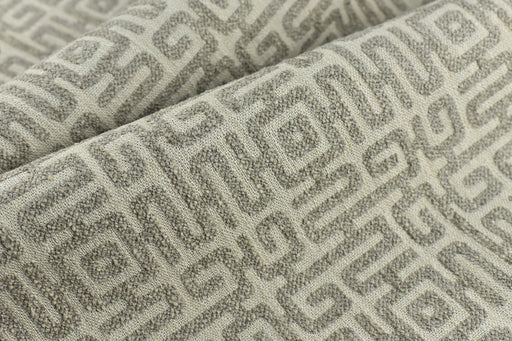 Heavy Duty Furniture Upholstery Dining Chair Cushions Abstract Boucle Geometric Pattern Upholstery Fabric|Cream Grey Linen Blend Sofa Fabric