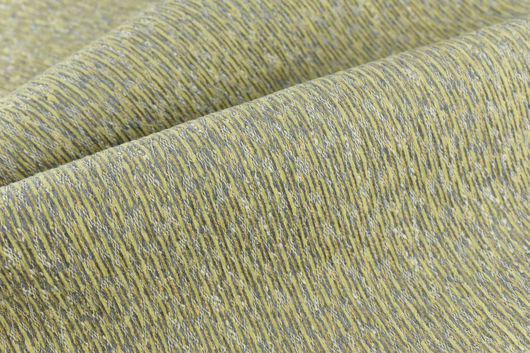 Heavy Duty Lime Green Mid Century Modern Stripe Textured Upholstery Fabric|Furnishing Fabric For Home Decor Chair Reupholstery