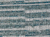 Heavy Linen Chunky Upholstery Fabric Modern Fancy Woven Strip Fabric for Furniture-Teal Black Beige Tweed Fabric 57"W/640GSM Deep Sea