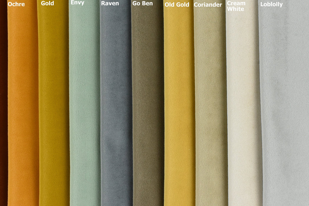 Heavy Luxury Velvet Upholstery Fabric by the Yard|Premium Velvet Furniture Fabric|Gold Velvet, Green Velvet,White Velvet Upholstery