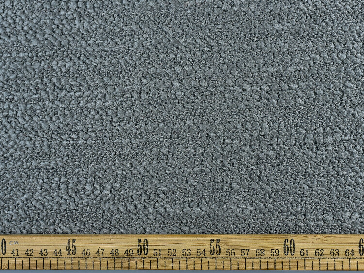 Heavy Weight Chunky Nubby Ivory Gray Boucle Upholstery Fabric For Chair 57"W/630GSM-Clouds Gargoyle
