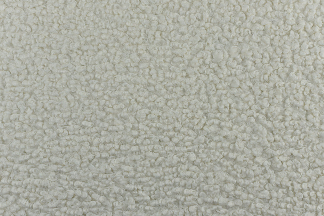 Heavy Weight Natural White Sherpa Boucle Faux Fur Upholstery Fabric By The Yard Home Decor Furniture Chair Sofa Pillow