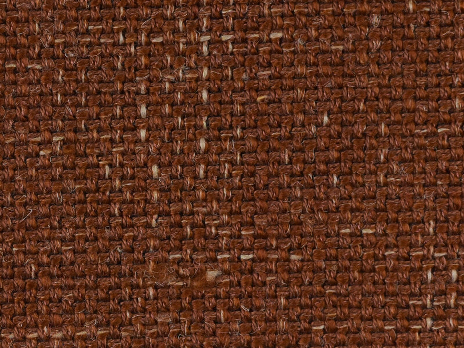 Heavy Weight Textured Basketweave upholstery fabric by the yard for chair couch pillow 57"W/480GSM Rusty