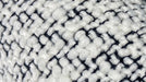 Heavy Weight Textured Wool Boucle Upholstery Fabric By The Yard In Black and White For Chair/Couch/Armchair/Furniture