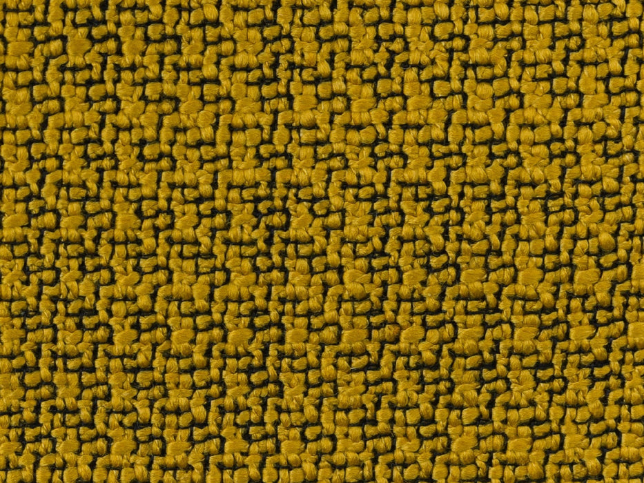 Heavy Weight Textured Wool Boucle Upholstery Fabric By The Yard In Black and White For Chair/Couch/Armchair/Furniture Golden Yellow