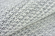 Heavy Weight Textured Wool Boucle Upholstery Fabric By The Yard In Black and White For Chair/Couch/Armchair/Furniture