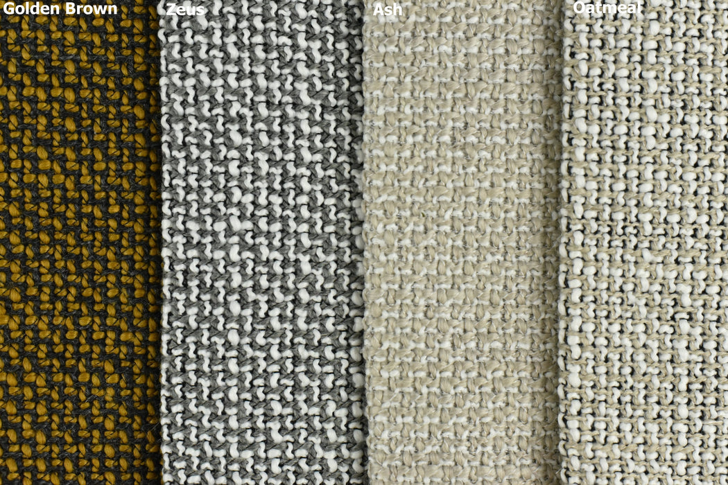 Heavy Weight Wool Blended Upholstery Fabric in Oatmeal and White|Chunky Woven Heavy Duty Dining Chair Fabric in Grey and White|55"W/630GSM