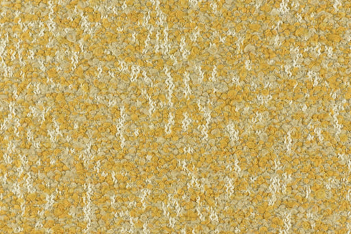 Heavy Weight Yellow and White Textured Boucle Upholstery Fabric|Heavy Duty Upholstery Fabric For Dining Chair,Couch,Stool-55"W/760GSM