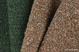 Heavy Wool Blended Green Brown Boucle Fabric Texture Chunky Upholstery Fabric By The Yard/57" Width 610GSM