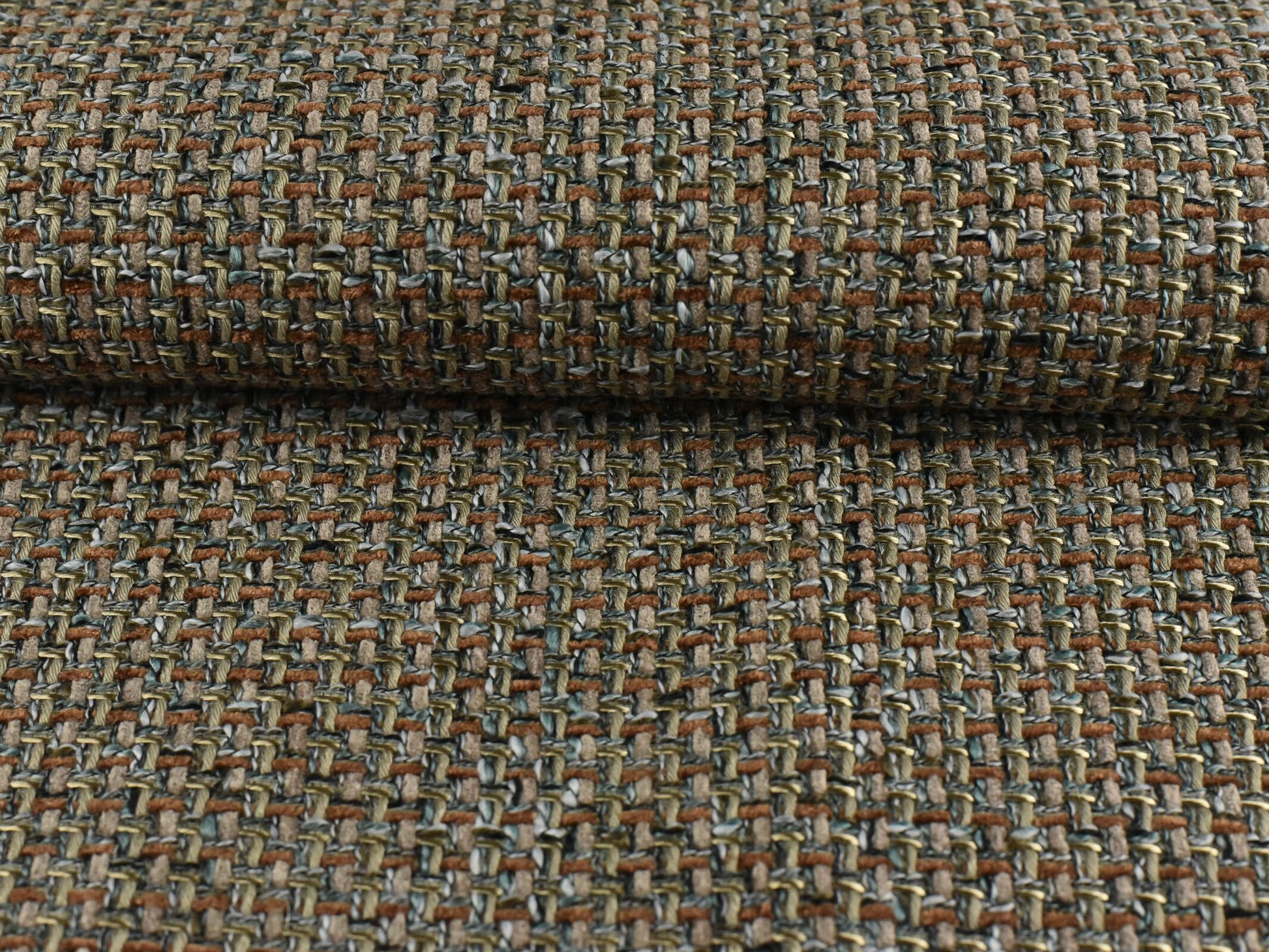 Luxury Heavy Weight Durable Tweed Design Metallic Upholstery Fabric By The Yard 55”W/580GSM