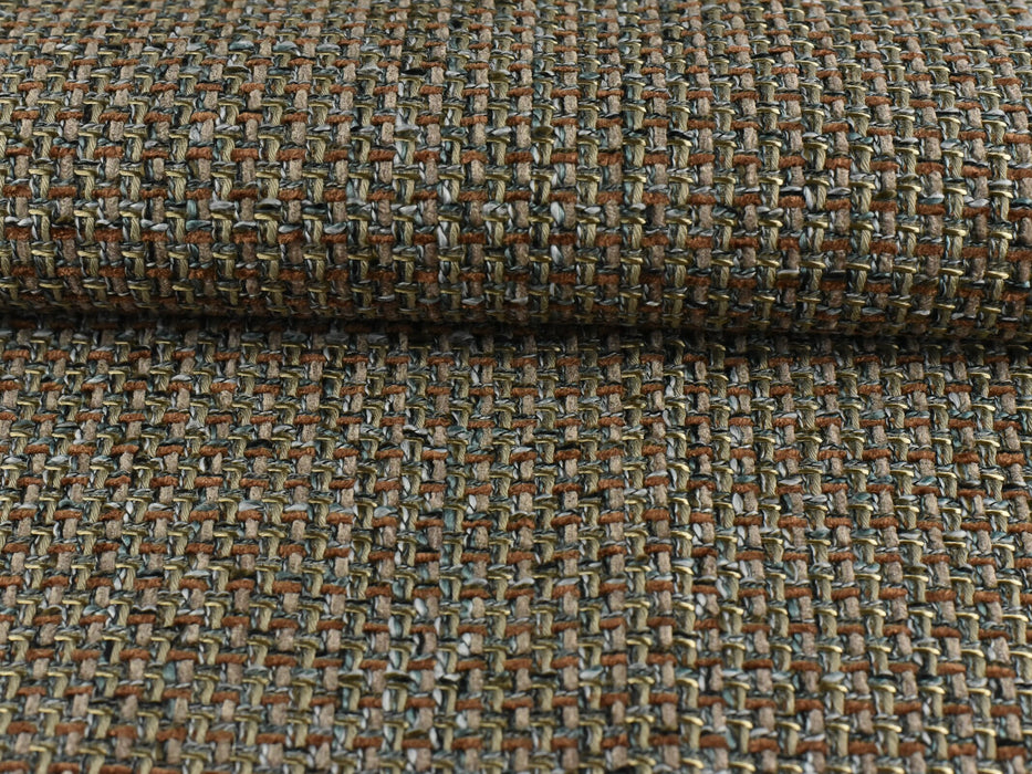 Luxury Heavy Weight Durable Tweed Design Metallic Upholstery Fabric By The Yard 55”W/580GSM