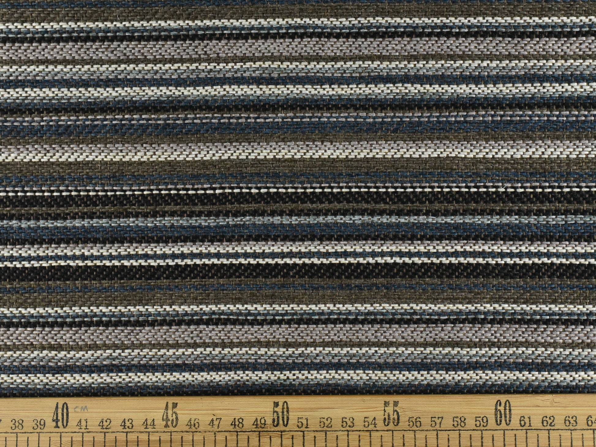 Modern Multicolour Designer Striped Pattern Jacquard Upholstery Fabric By The Yard 1A