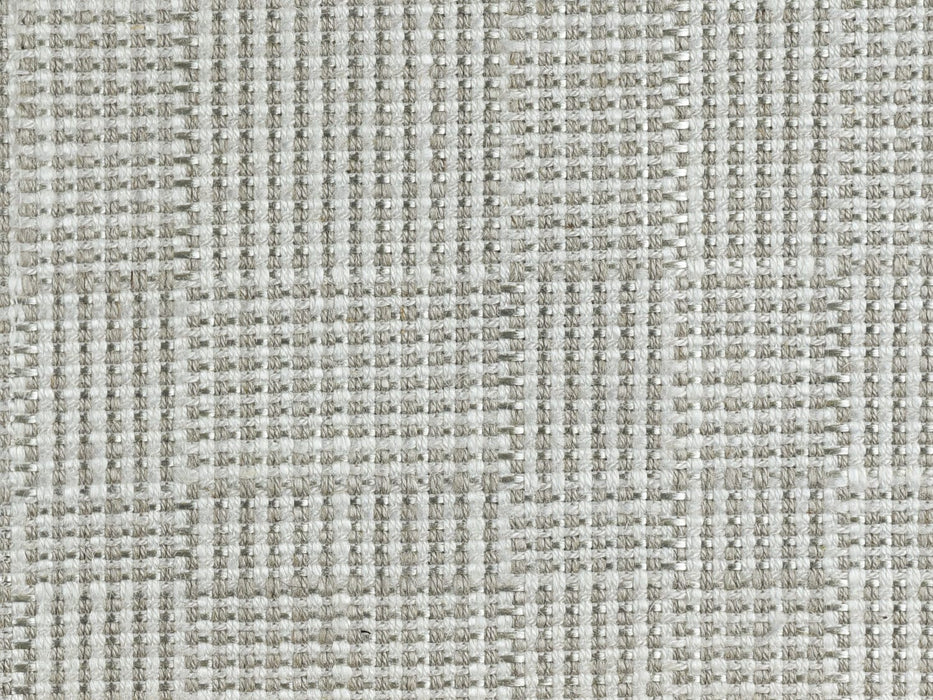 Plaid and Check Woven Upholstery Fabric By The Yard Linen Fabric Durable and Fade Resistance-Alnus Whitecap Gray