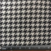 Woven Houndstooth Heavy Duty Upholstery Fabric In Black and white 55" Width-Fabric By The Yard