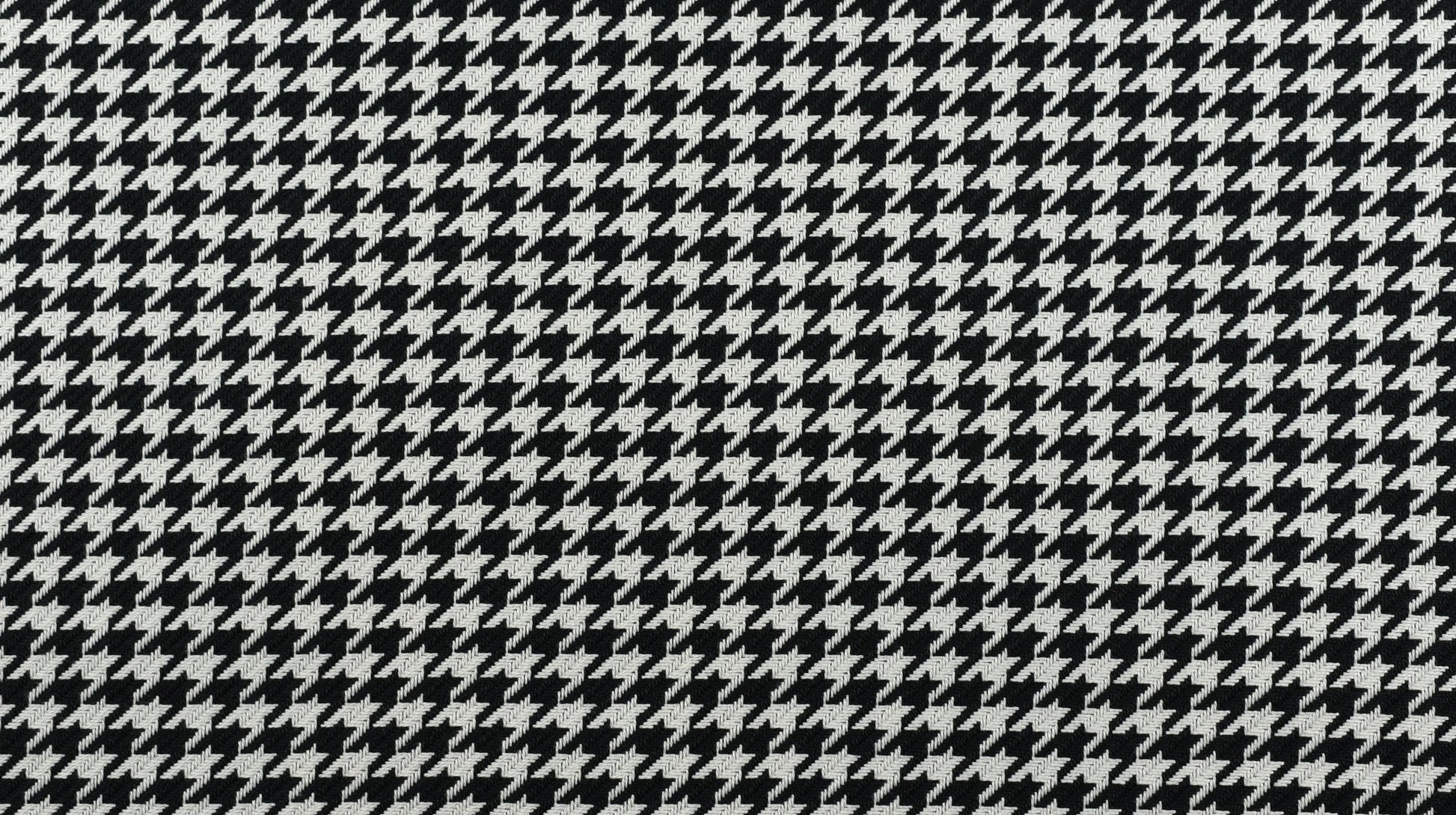 Woven Houndstooth Heavy Duty Upholstery Fabric In Black and white 55" Width-Fabric By The Yard 9A-Black&White