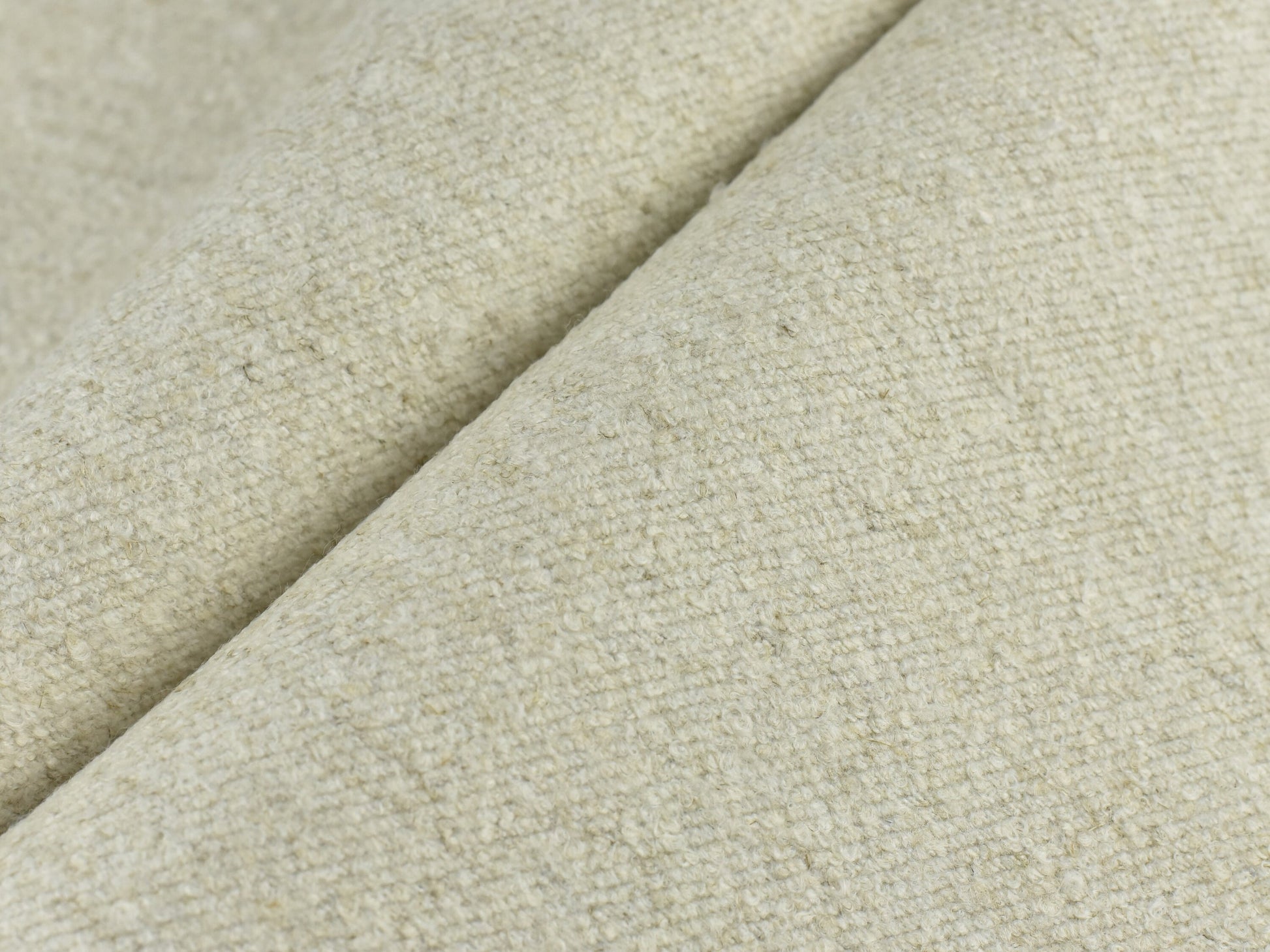 Designer Heavy Weight Curly Boucle Upholstery Fabric|Sherpa Textured Linen Blended Fabric Home Decor Fabric